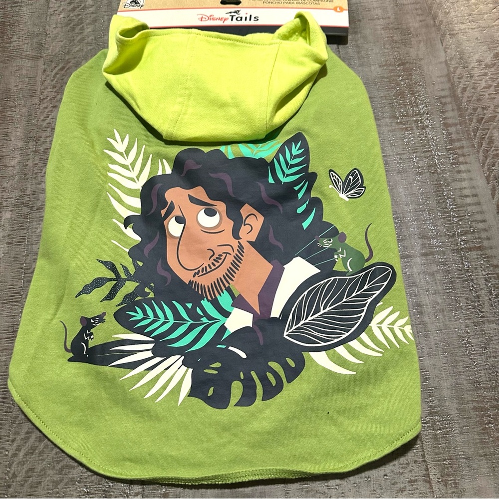 Disney Tails Pet Encanto Bruno Dog Hoodie Shirt Large
